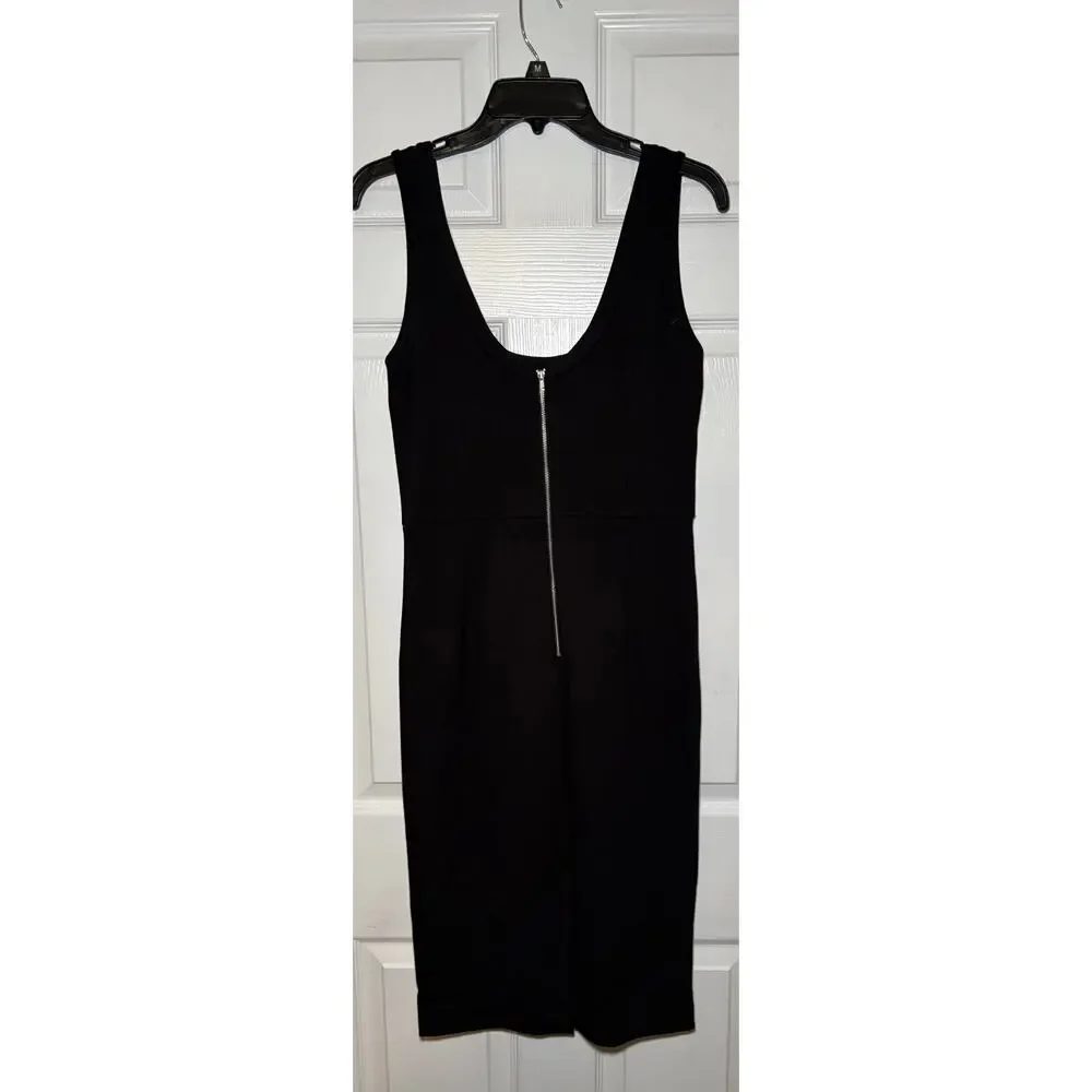 French Connection black sleeveless sheath‎ dress size 8 - Picture 2 of 3